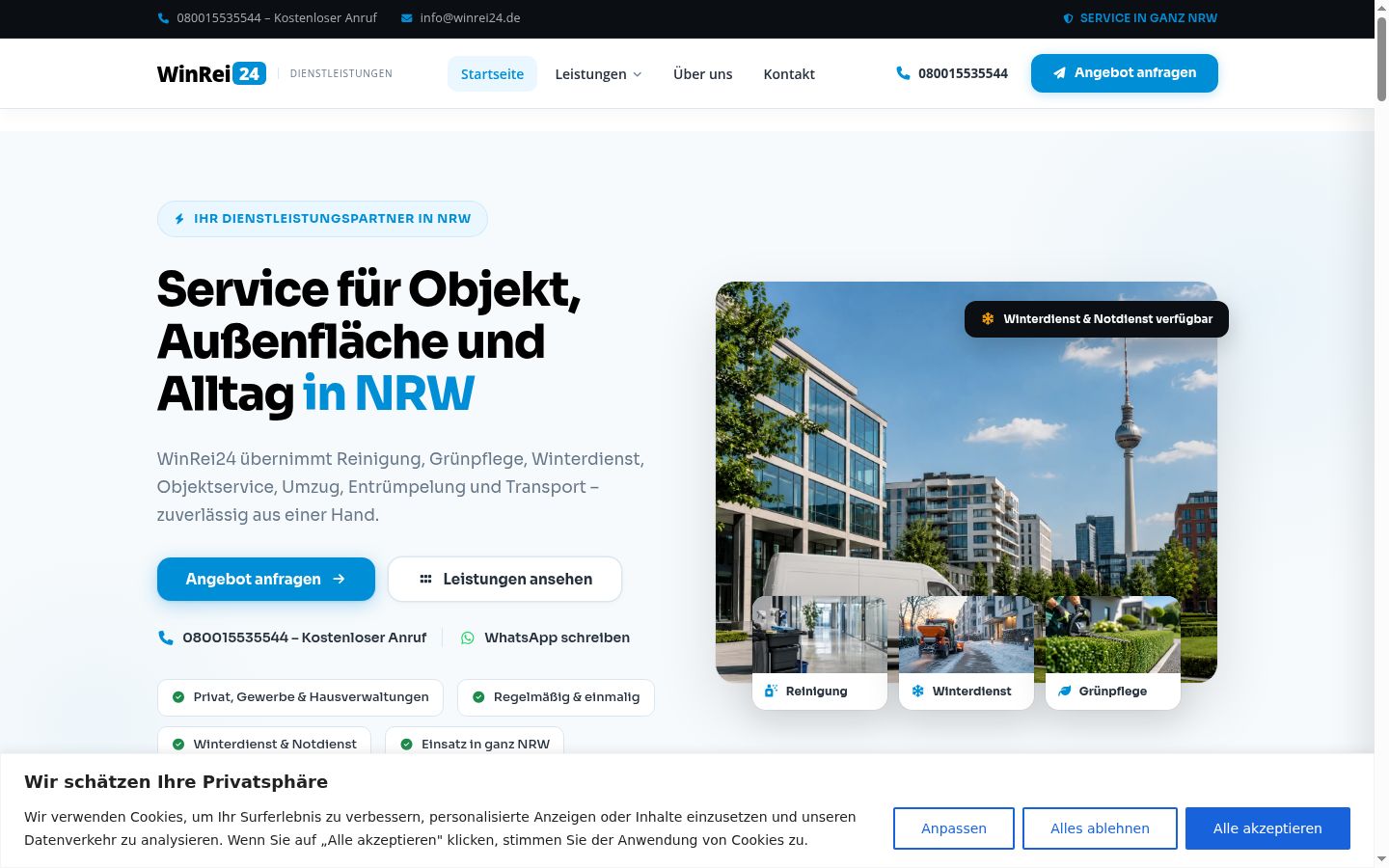 Sutikimo reklamjuostės, rodytos prieš bet kokią sąveiką, ekrano kopija