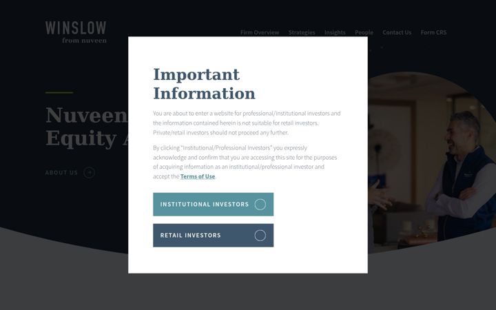Screenshot of winslowcapital.com
