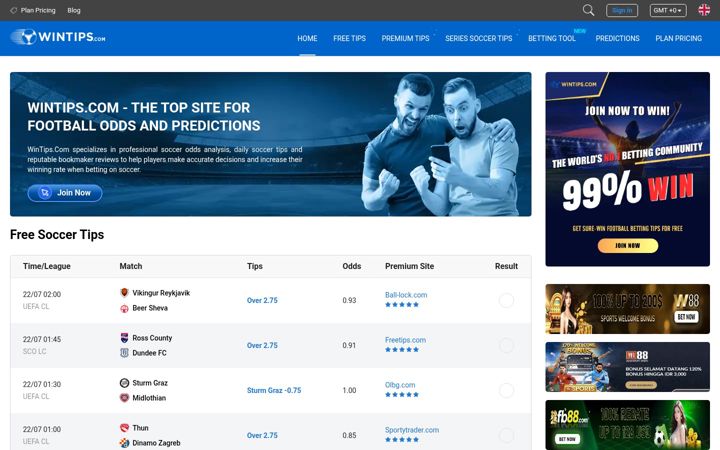 Screenshot of wintips.com