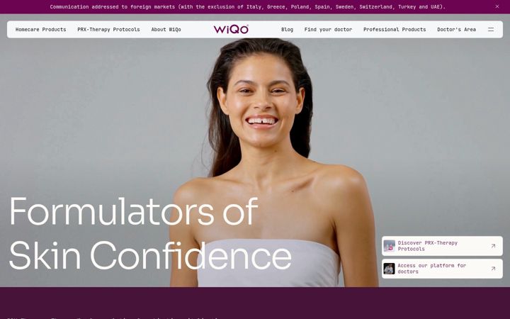 Screenshot di wiqo.com