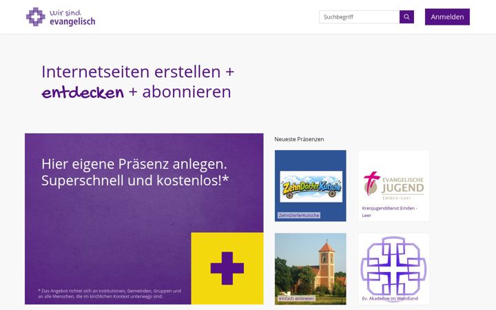 Screenshot of wir-e.de