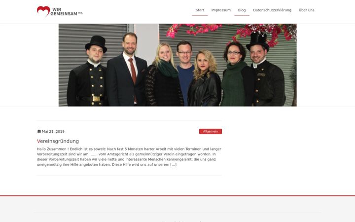 Screenshot of wir-gemeinsam-ev.de