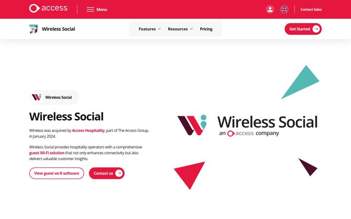 Screenshot of wireless-social.com