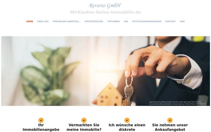 Skärmbild av wirkaufen-deine-immobilie.de