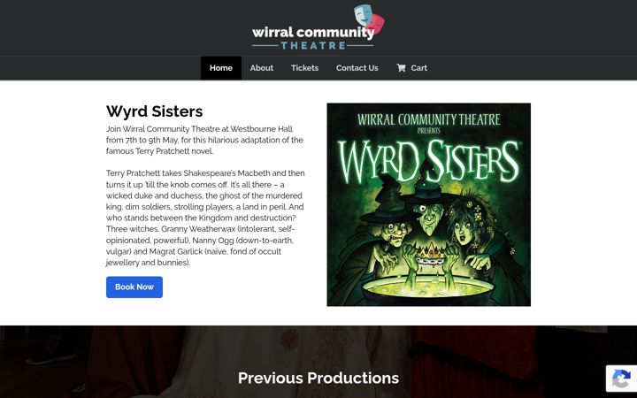 Ekrano kopija wirralcommunitytheatre.com