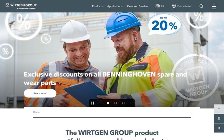 Screenshot of wirtgenamerica.com