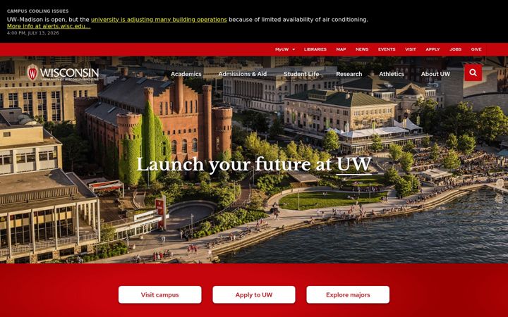 Screenshot di wisc.edu