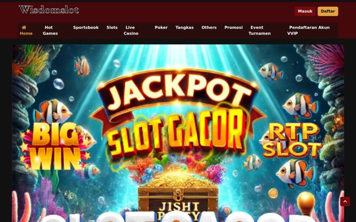 Screenshot of wisdomslot.net
