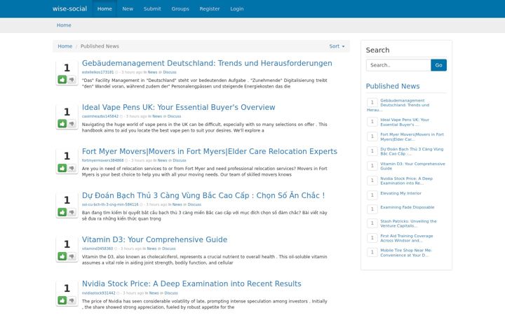 Screenshot of wise-social.com