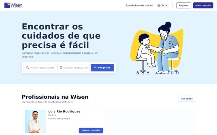 Screenshot of wisen.pt