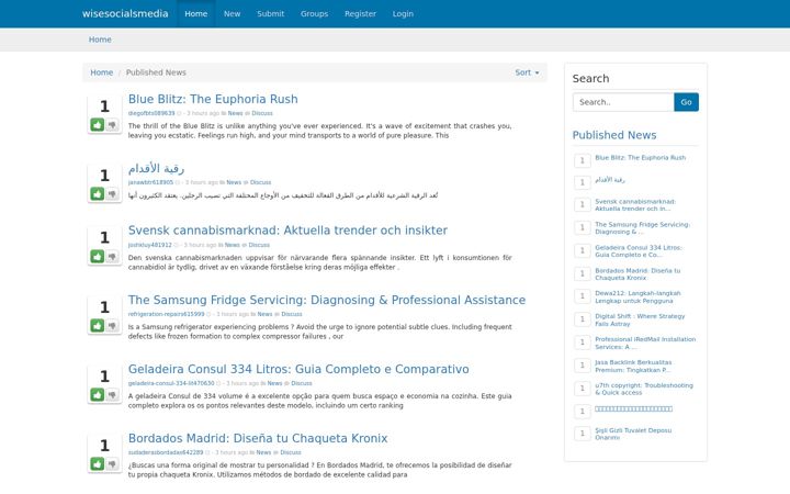 Screenshot of wisesocialsmedia.com