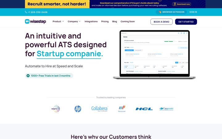 Screenshot ta' wisestep.com