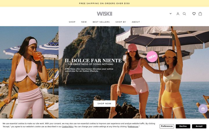 Screenshot of wiskiiactive.com
