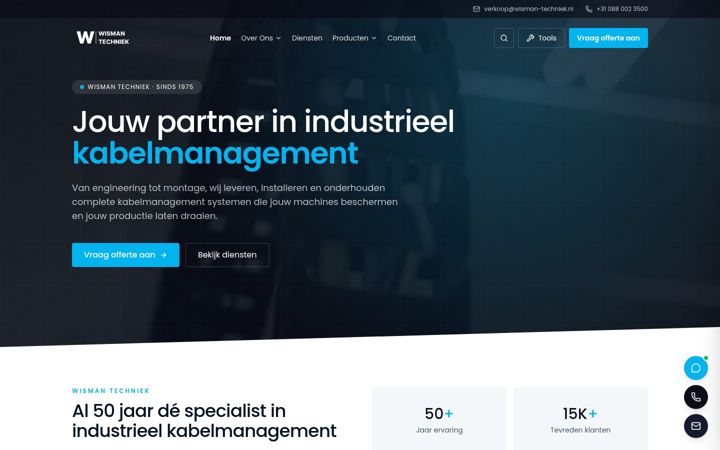 Ekrānuzņēmums no wisman-techniek.nl