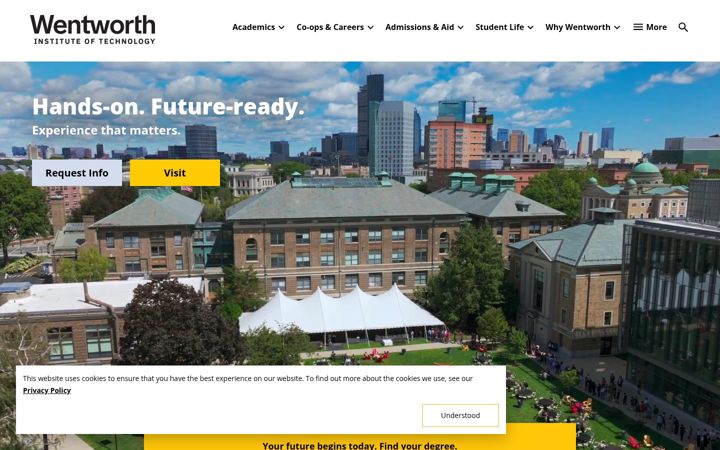Screenshot of wit.edu