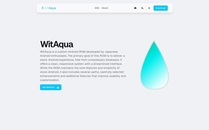 Screenshot ta' witaqua.org