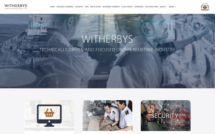 Screenshot of witherbys.com