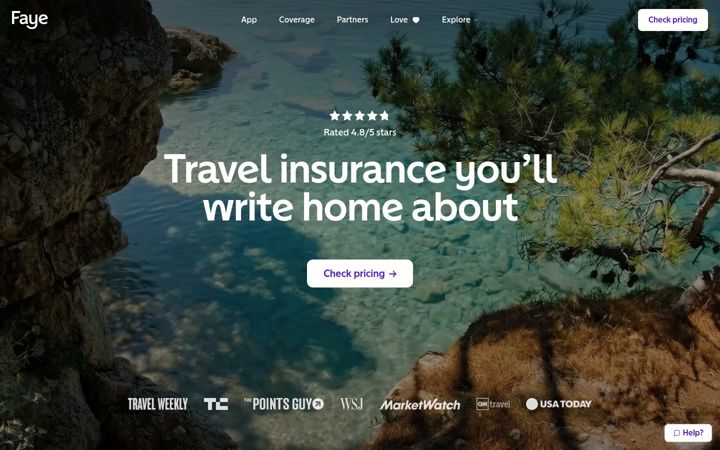 Screenshot of withfaye.com