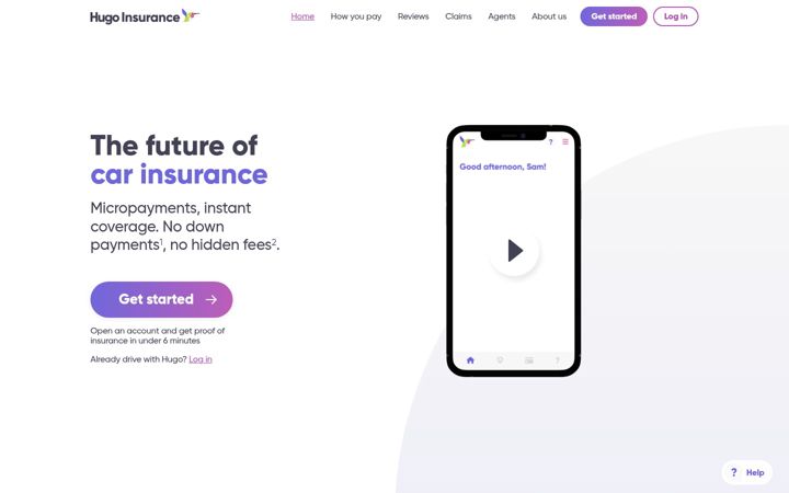Screenshot of withhugo.com