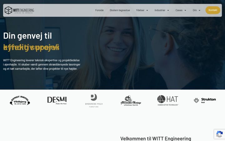 Posnetek zaslona witt-engineering.dk