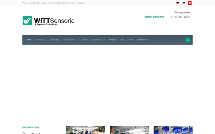 Skærmbillede af witt-sensoric.de