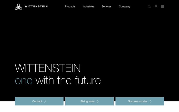Screenshot of wittenstein-group.com