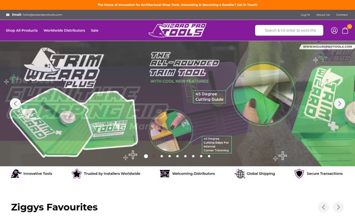 Screenshot of wizardprotools.com