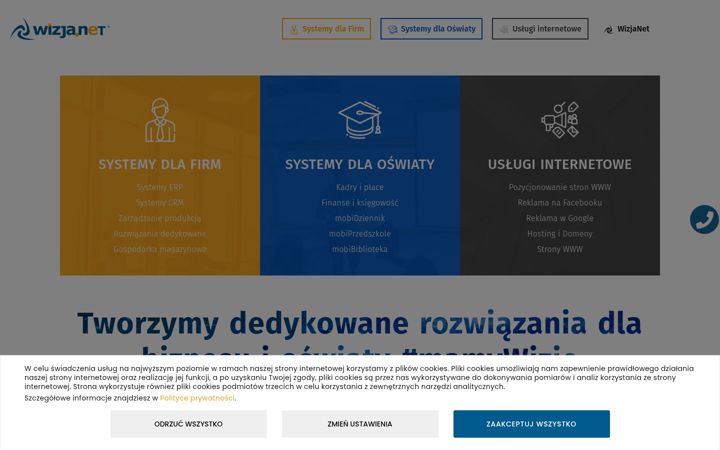 Screenshot of wizja.net