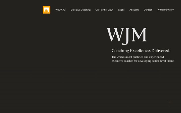 Screenshot of wjmcoach.com