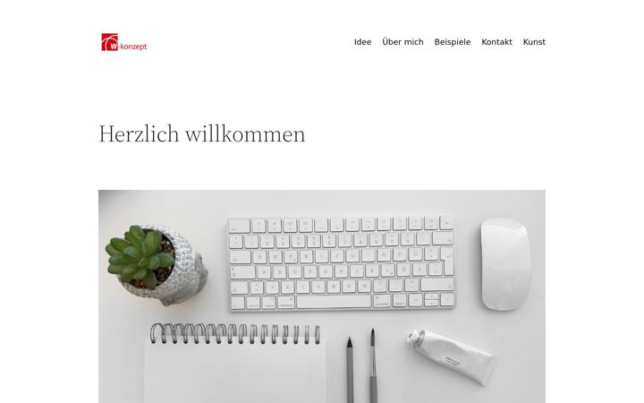 Screenshot ta' wkonzept.de