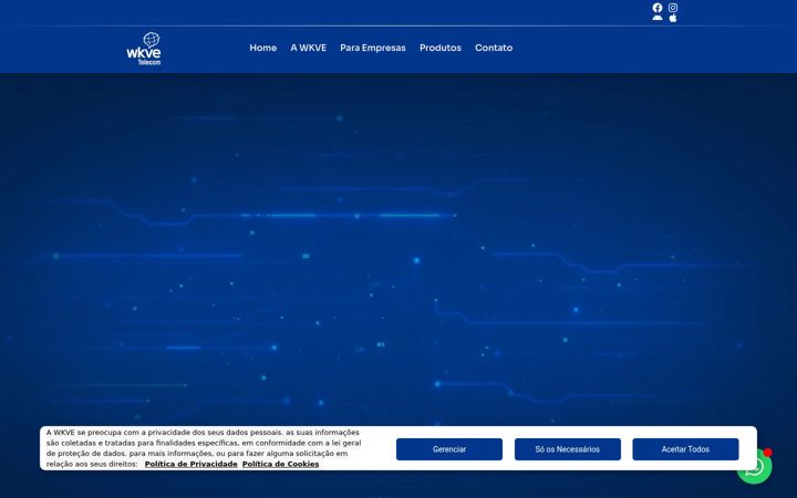 Screenshot of wkve.net.br