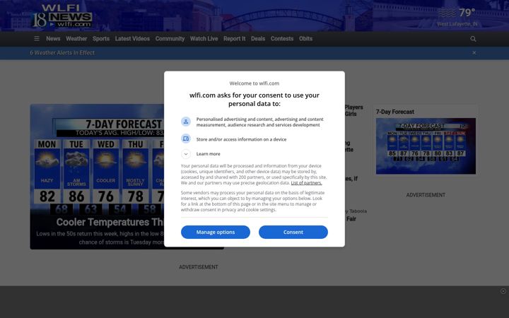 Screenshot of wlfi.com