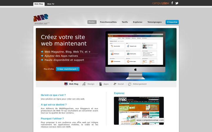 Екранна снимка на wmaker.net