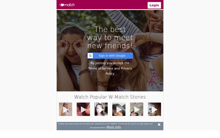 Screenshot of wmatch.app