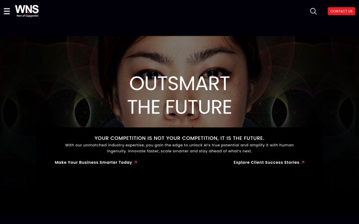 Screenshot of wns.com