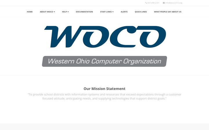 Screenshot of woco-k12.org