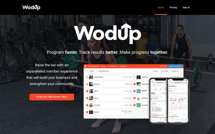 Screenshot of wodup.com