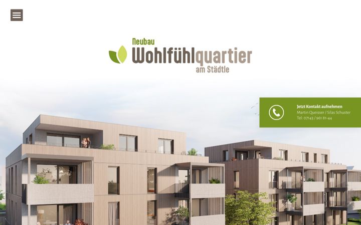 Screenshot of wohlfuehlquartier.de