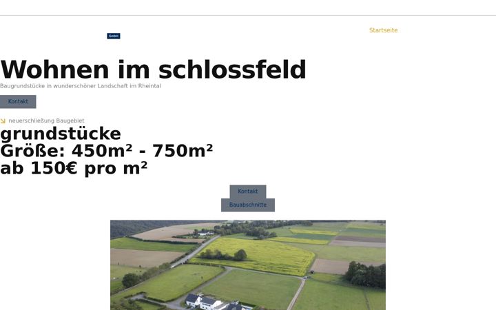 Екранна снимка на wohnenimschlossfeld.de