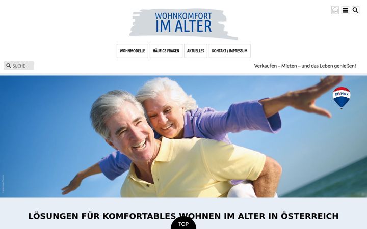 Screenshot of wohnkomfort-im-alter.at