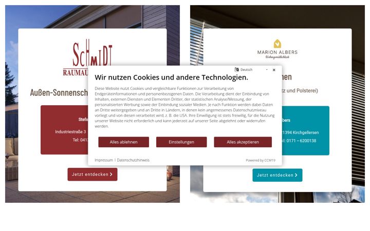 Skjermbilde av wohnloesungen.de