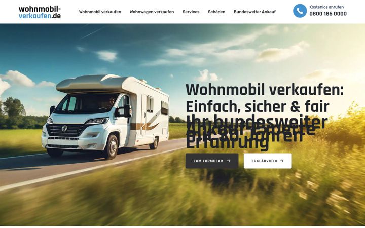 Captura de ecrã de wohnmobil-verkaufen.de