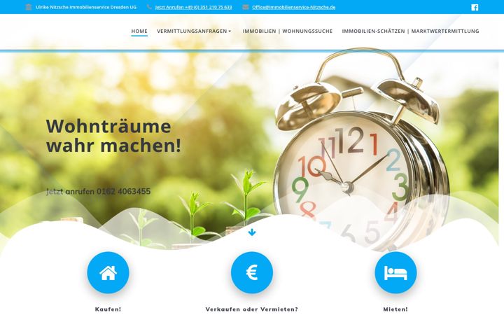 Zrzut ekranu wohntraum-dresden.de