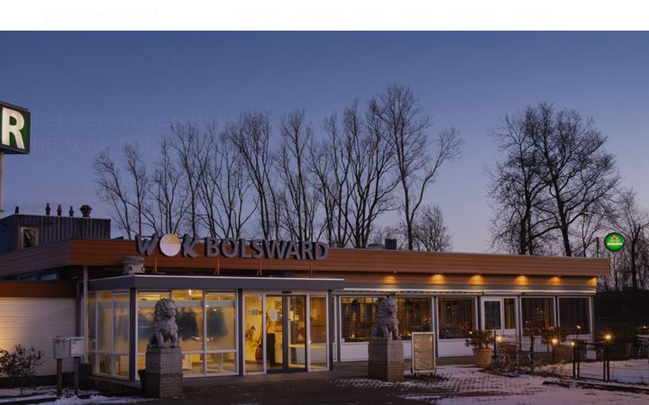 Posnetek zaslona wokbolsward.nl