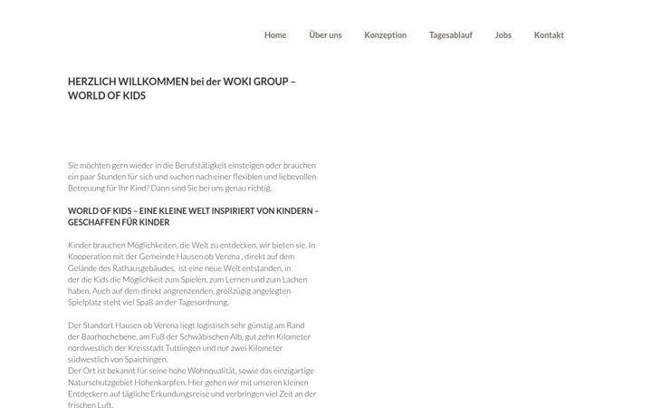 Screenshot of woki-group.de