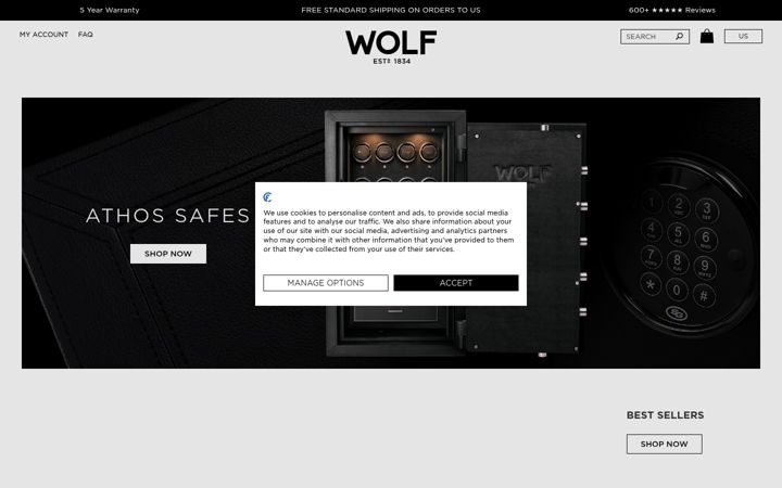 Screenshot του wolf1834.com