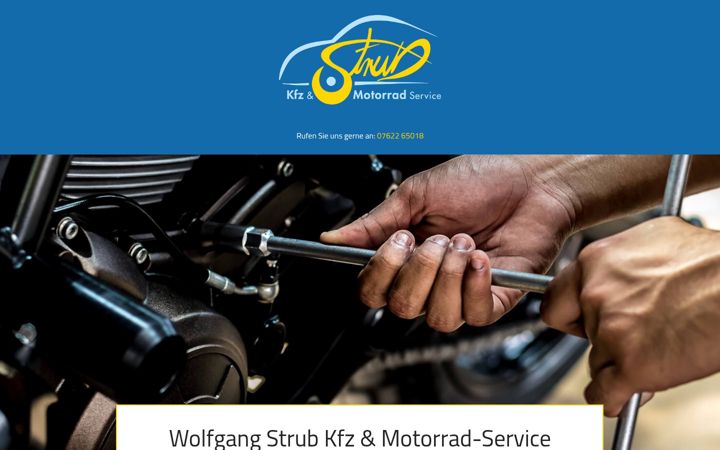 Screenshot of wolfgang-strub-kfz-motorrad-service.de