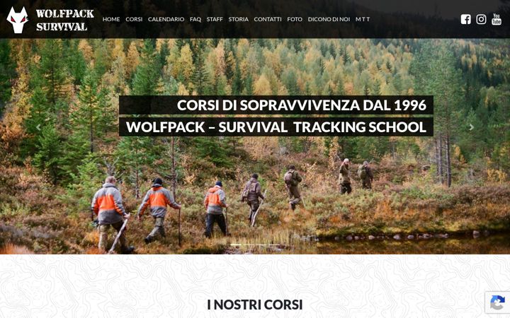 Screenshot von wolfpacksurvival.com