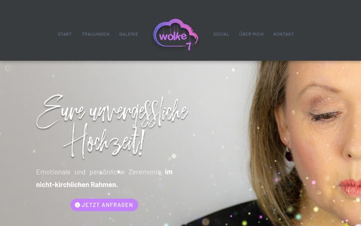 Screenshot of wolke7-traureden.de