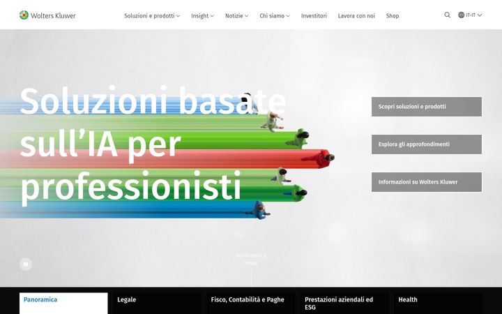 Screenshot van wolterskluwer.it